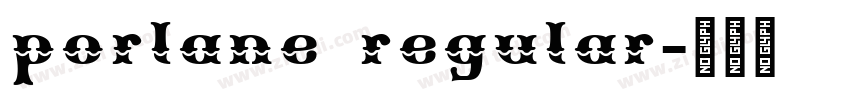 porlane regular字体转换